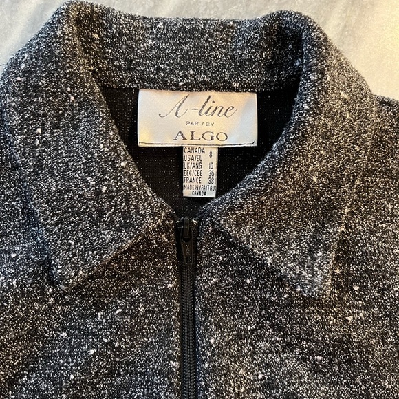 Vintage 1990 Algo does mod 1960s go go dress zip up front classic Nancy Sinatra - Picture 12 of 17